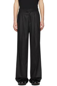 Bottega Veneta - Pantalon ample en cachemire noir