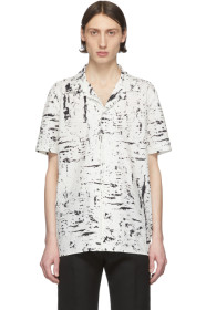 Bottega Veneta - Chemise à manches courtes blanc cassé Print
