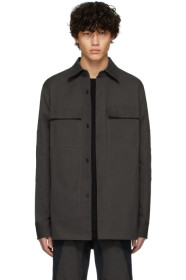 Bottega Veneta - Grey & Navy Over Shirt
