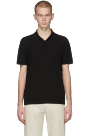 Bottega Veneta - Black Knit Logo Polo