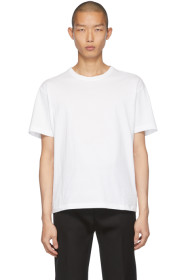 Bottega Veneta - White Embroidered Logo T-Shirt