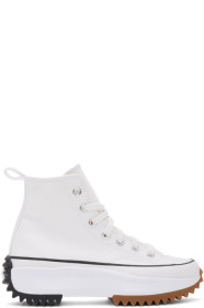 Converse - White Run Star Hike High-Top Sneakers