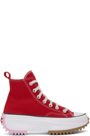 Converse - Red Run Star Hike High-Top Sneakers