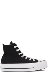 Converse - Black Chuck Taylor All Star Lift High Top Platform Sneakers