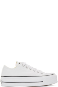 Converse - White Chuck Taylor All Star Lift Low Sneakers