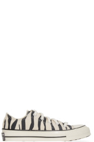 Converse - Off-White Zebra Chuck 70 Low Sneakers