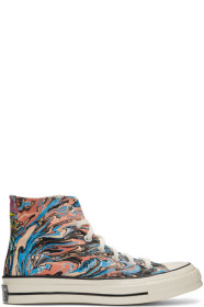 Converse - Multicolor Marble Chuck 70 High Sneakers