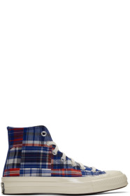 Converse - Blue & Red Twisted Prep Chuck 70 High Sneakers