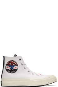 Converse - White & Red Logo Play Chuck 70 High Sneakers
