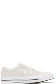 Converse - Off-White Suede One Star OX Sneakers