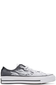 Converse - Grey & White Elevated Chuck 70 OX Sneakers