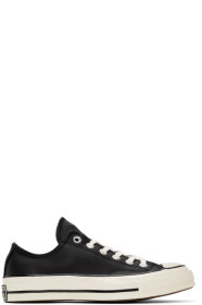 Converse - Black Leather Chuck 70 OX Sneakers