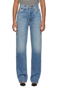 Re/Done - Jean bleu High-Rise Loose