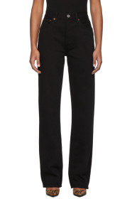 Re/Done - Jean noir High-Rise Loose