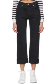 Re/Done - Jean noir 90s Loose Straight