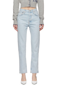 Re/Done - Jean cigarette bleu 50s