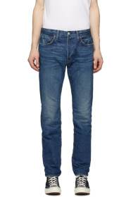 Re/Done - Blue Straight Fit Jeans