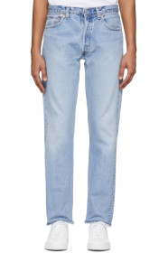 Re/Done - Indigo Levi's Edition Straight Taper Fit Jeans