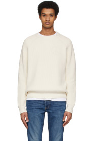 Re/Done - Off-White Fisherman Sweater
