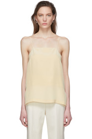 Julia Jentzsch - Yellow Silk Tula Tank Top