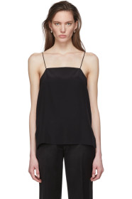 Julia Jentzsch - Black Silk Tula Tank Top