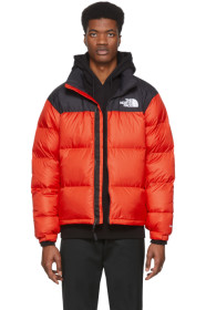 The North Face - Blouson en duvet rouge 1996 Retro Nuptse
