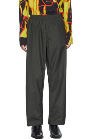 Our Legacy - Black Check Reduced Trousers