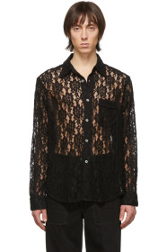 Our Legacy - Black Lace Policy Shirt
