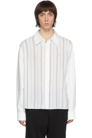 Our Legacy - White Stripe Placket Shirt