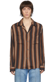 Our Legacy - Brown Striped Heusen Shirt