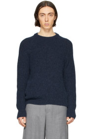 Our Legacy - Navy Heavy Chunk Sweater