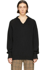 Our Legacy - Black Big Knit Coarse Sweater