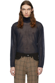 Our Legacy - Navy Slender Turtleneck