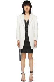 Unravel - White Oversized Blazer