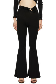 Unravel - Black Knit Triangle Lounge Pants
