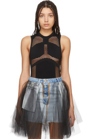 Unravel - Body sans coutures noir Mesh