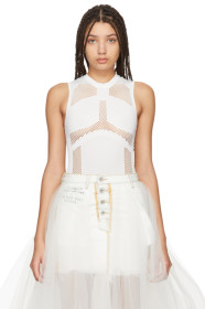 Unravel - Body sans coutures blanc Mesh