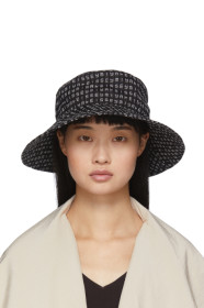 Issey Miyake - Black Crossword Hat