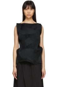 Issey Miyake - Black Dots Stretch Blouse