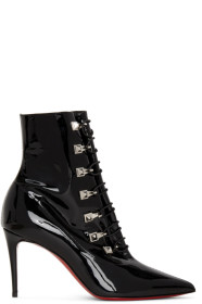 Christian Louboutin - Black Patent Frenchissima 2020 Boots