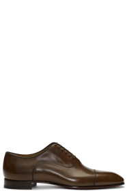 Christian Louboutin - Chaussures oxford brunes Greggo