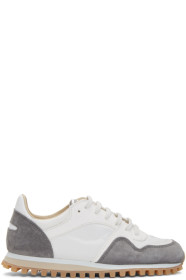 Spalwart - Baskets blanches et grises Marathon Trail Low (WBHS)