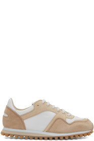 Spalwart - Beige & White Marathon Trial (WBHS) Sneakers