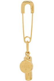 Ambush - Gold Single Pill Charm Earring