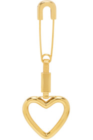 Ambush - Gold Single Heart Earring
