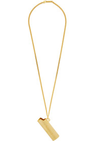 Ambush - Gold Logo Lighter Case Necklace