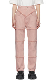 Ambush - Pink High-Waisted Jeans