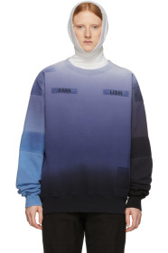 Ambush - Blue & Black Patchwork Sweatshirt