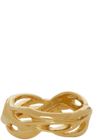 Ambush - Bague dorée Flame