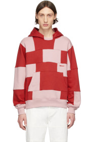 Ambush - Red & Pink Panel Hoodie